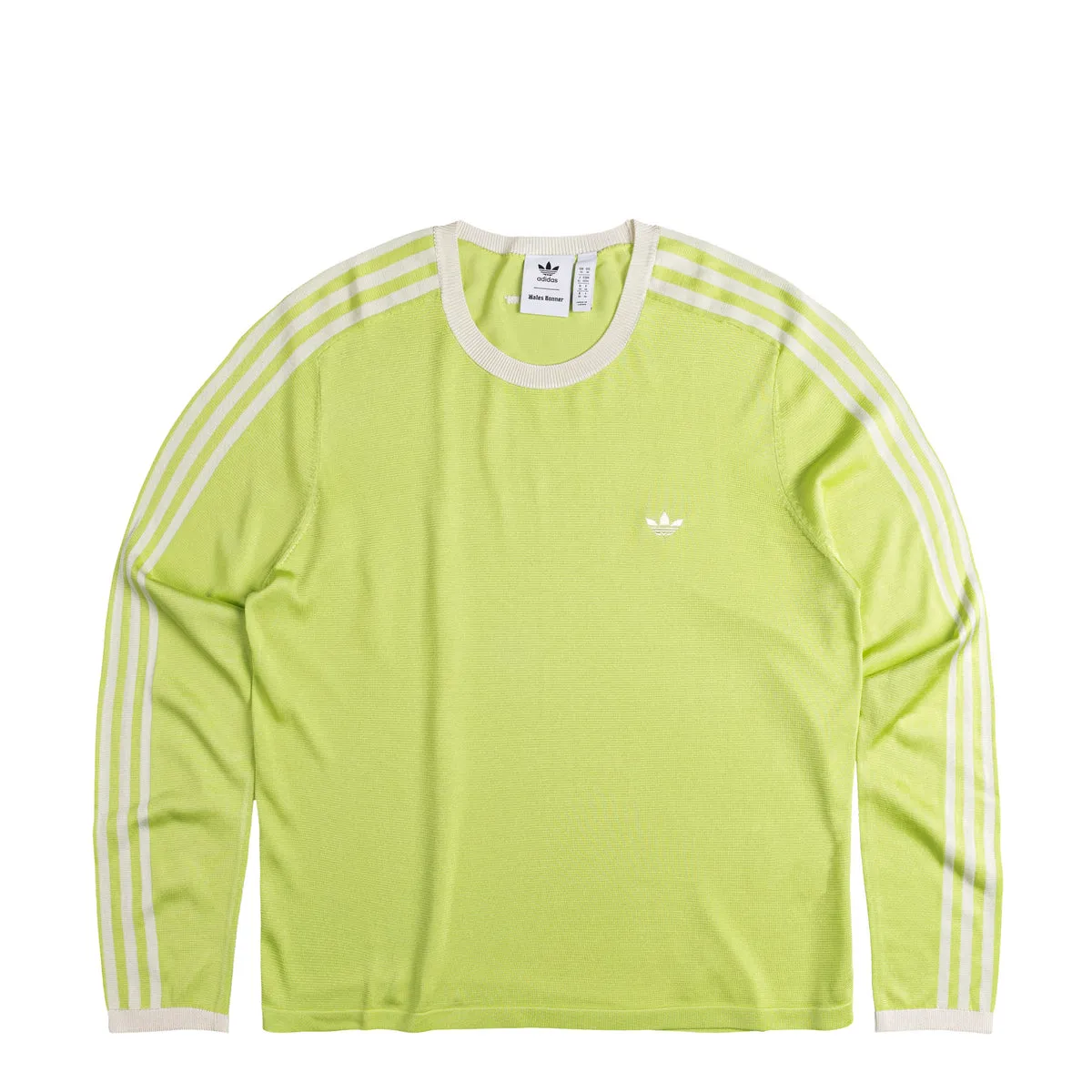 Adidas x Wales Bonner WB Knit Longsleeve Tee Semi Frozen Yellow / Chalk White