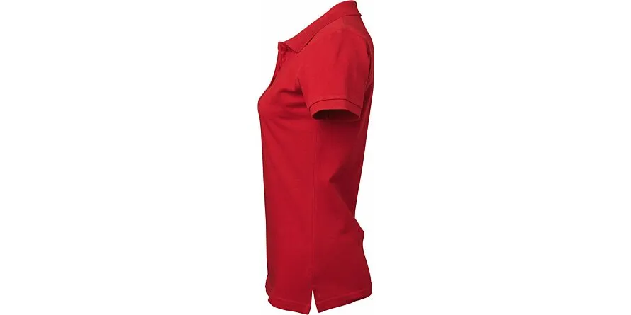 Coronita poloshirt, dames, rood, S