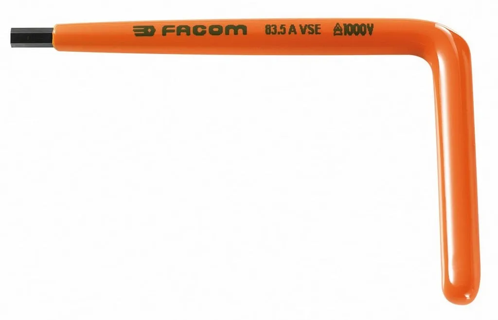 Facom gebogen inbussleutels geisoleerd 6 mm – 83.6AVSE