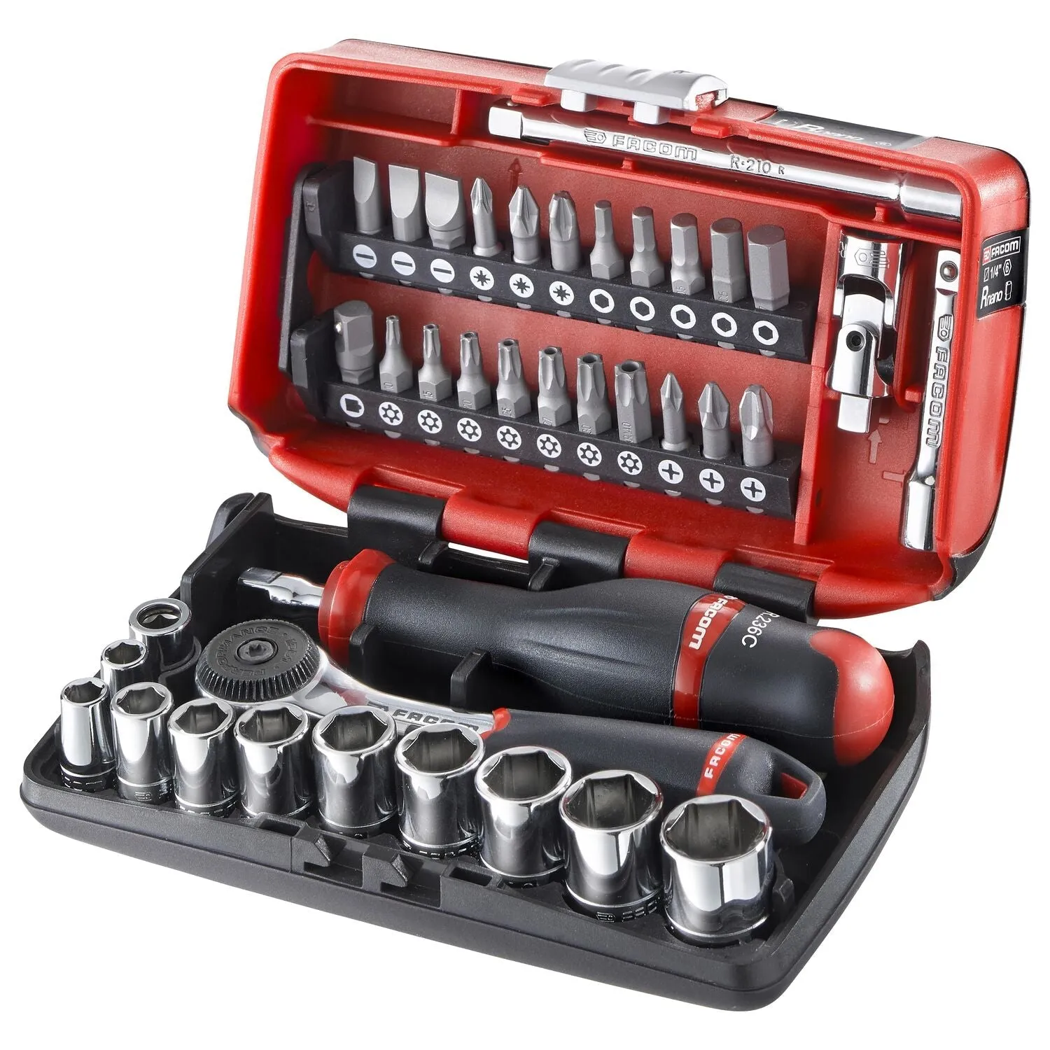 FACOM ULTRA COMPACTE NANO DOPPENSET 1/4