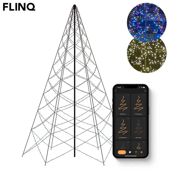 FlinQ Smart Outdoor Christmas Tree Luminus – 3 Meter Hoog