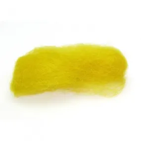 gekaarde wol 25 gram donkergeel
