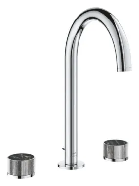 Grohe Atrio Private Coll. 3-gats wastafelmengkraan L-size chroom