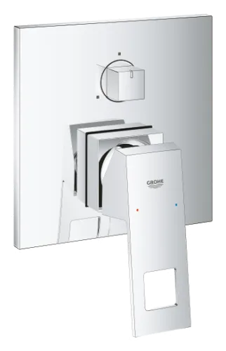 GROHE EUROCUBE 1H OPB.DL MENGKRAAN MET 3WEGOMSTEL CHROOM