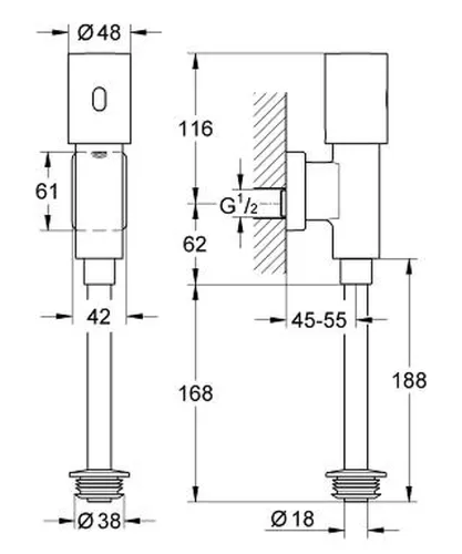 GROHE TECTRON RONDO INFRAROODELEKTRONICA V/URSPOELER CHR.