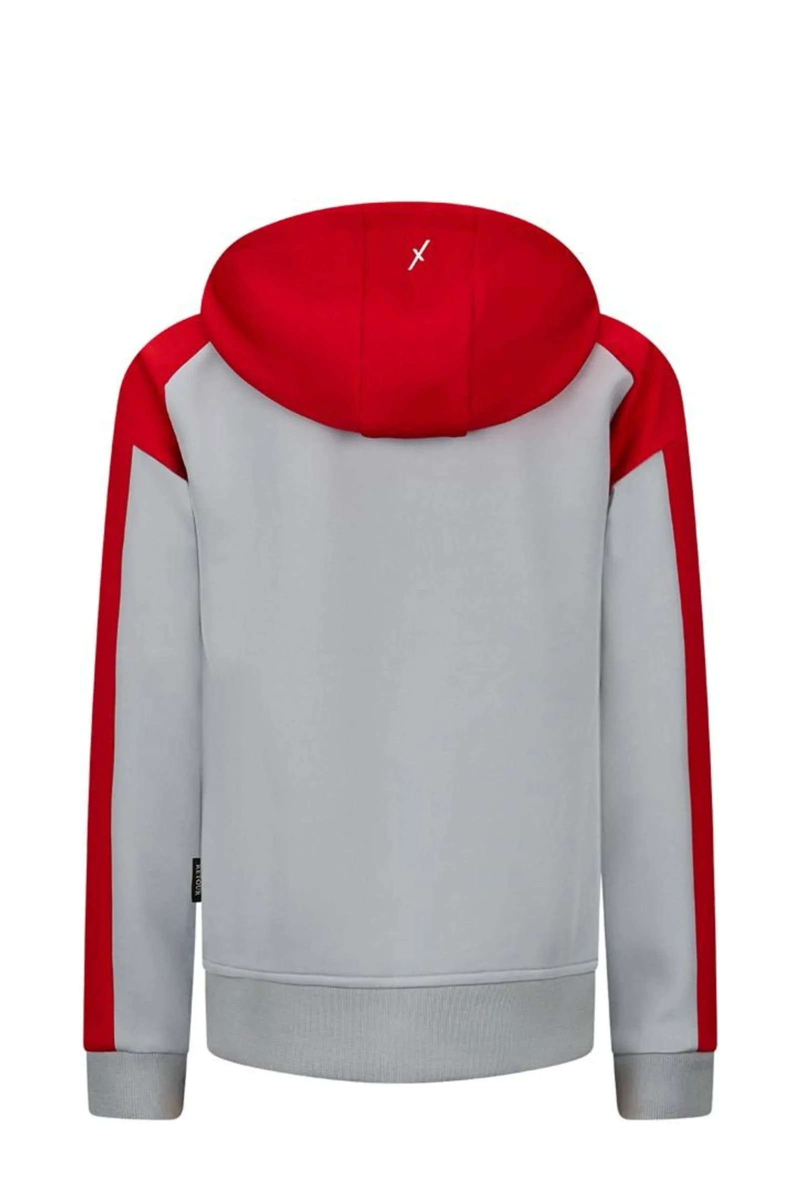 Retour Jeans Retour X Touzani sweatvest Cross grijs rood Meerkleurig 134 140