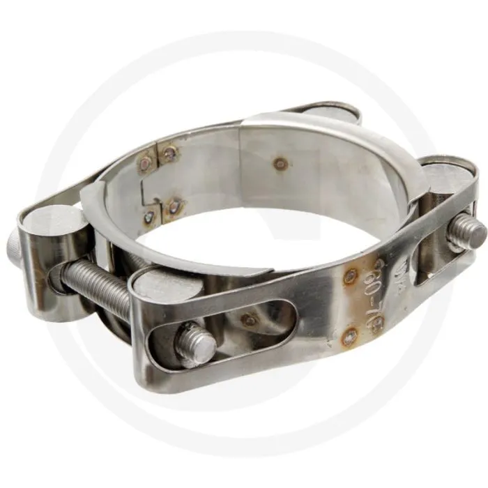 SLANGKLEM Ø 60  70 MM ROESTVRIJSTAAL W4