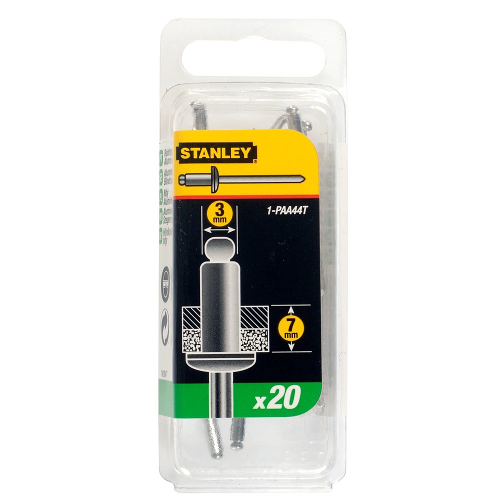 STANLEY 1-PAA44T Popnagels 3x7 mm 20 stuks