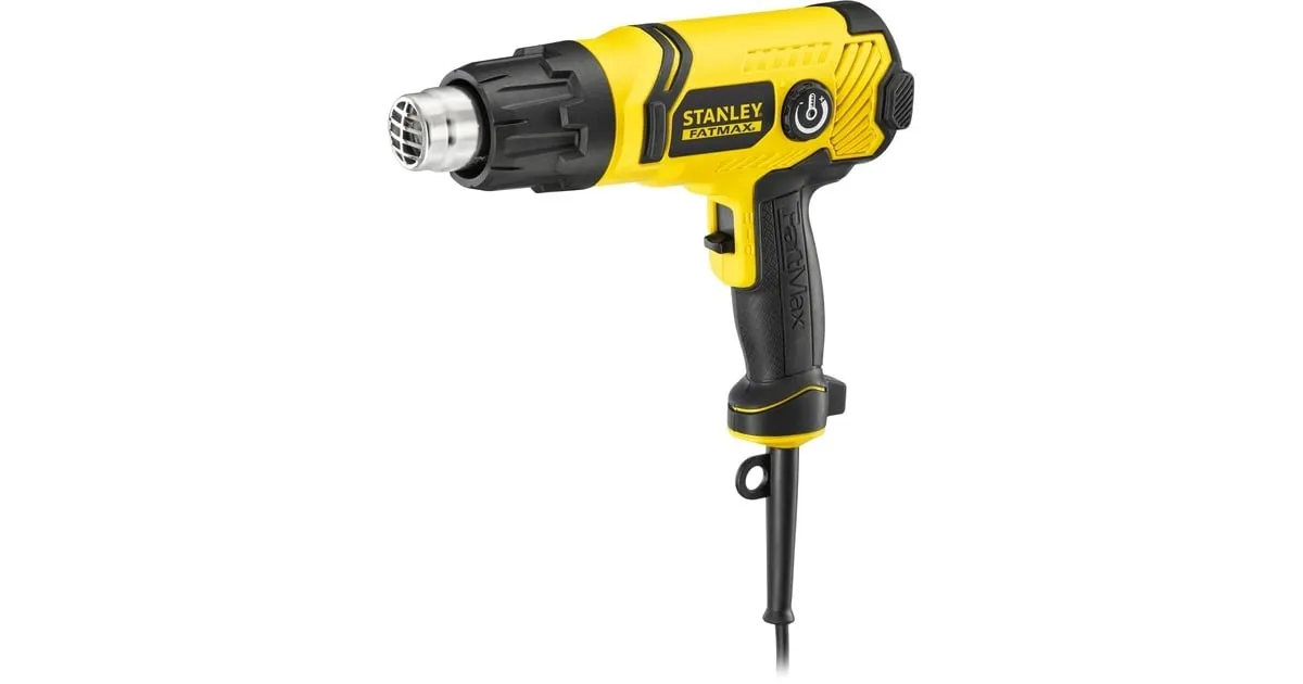 Stanley FATMAX 2000W heteluchtpistool met kitdoos (Geel/zwart)