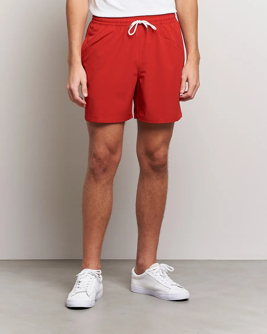 Traveler Boxer Swim Shorts RL Red
