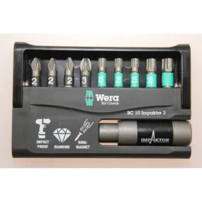 Wera 5057683001 bitset 10-dlg Impaktor 8755/67-9/IMP DC