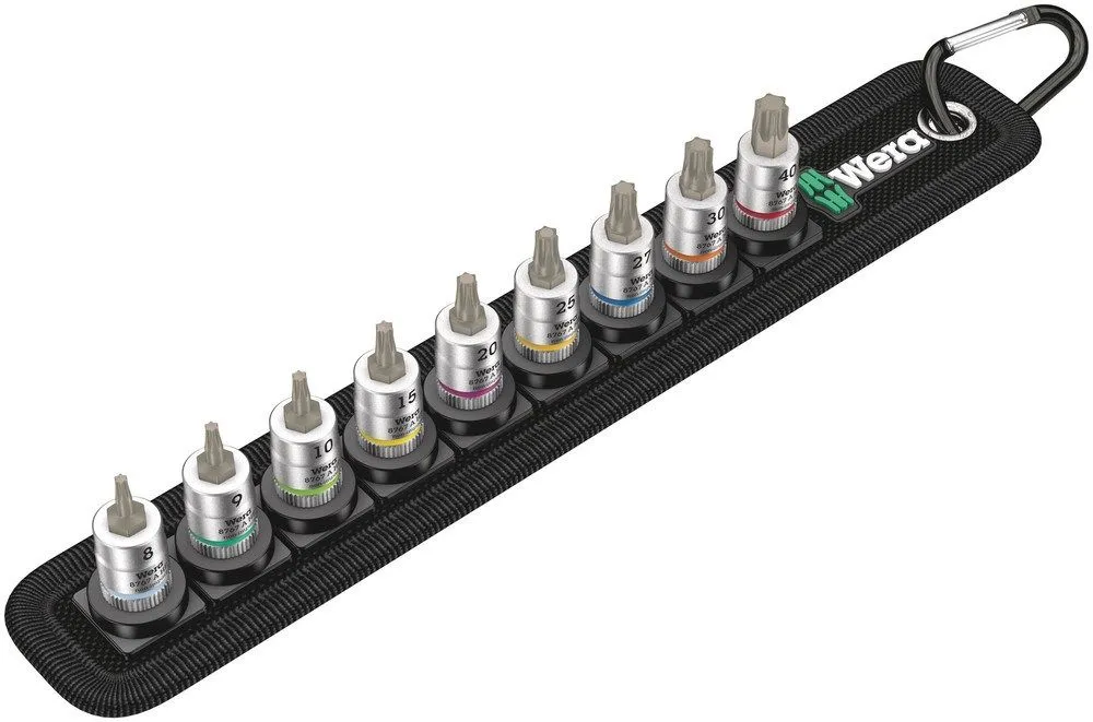 WERA BELT A 3 TORX HF ZYKLOP BITDOPSET TORX VASTHOUDF. 1/4" 9ST  003882