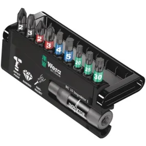 Wera bitset 10-delig - Bit-Check 10 Impaktor 1 SB