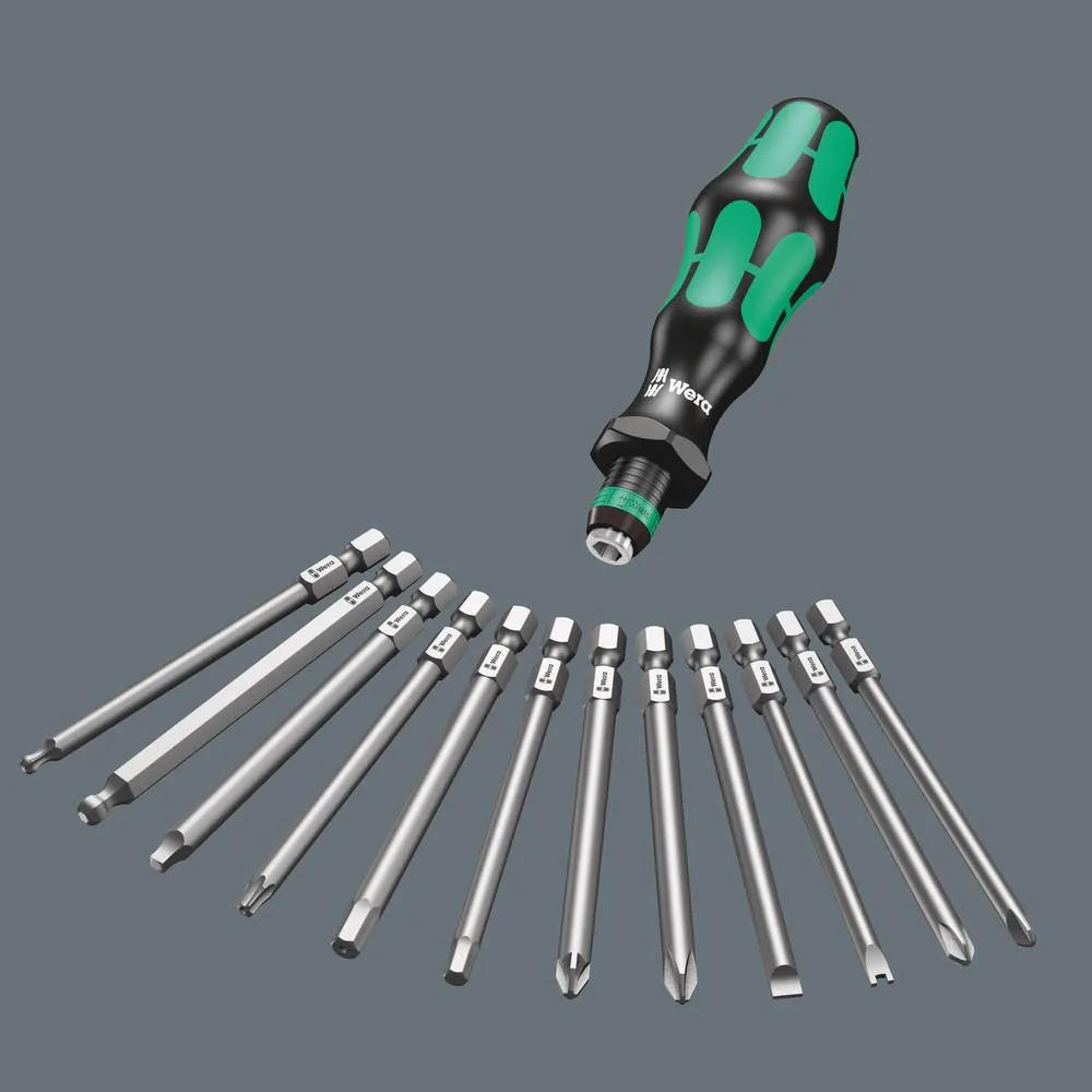 WERA KRAFTFORM KOMPAKT 62 BIT SCHROEVENDRAAIER 33DELIG  05059297001