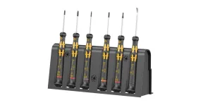 Wera Kraftform Micro 6 ESD Smartphone-reparatieset 1, 6-delig schroevendraaier (Zwart/geel)